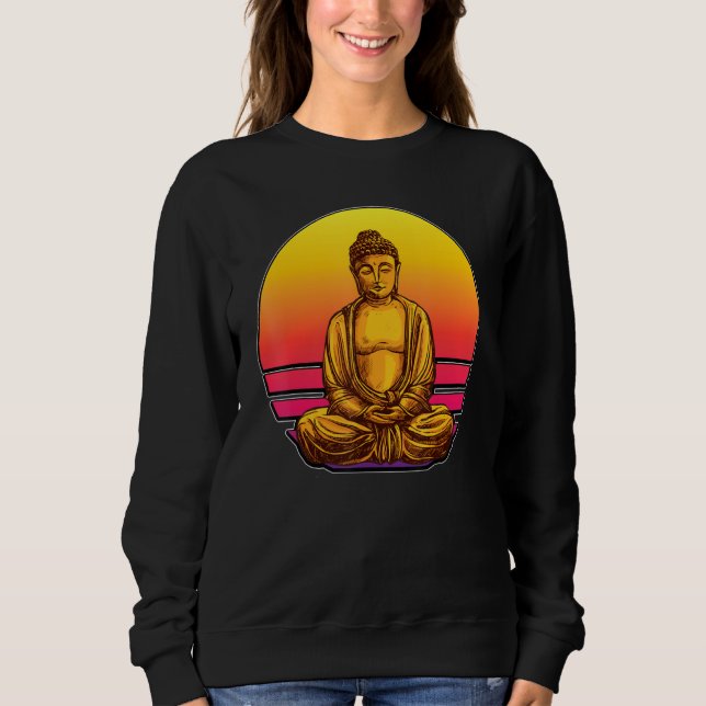 Sudadera Bonsai.Zen Budda I.Let Go Meditation Yin Yang (Anverso)