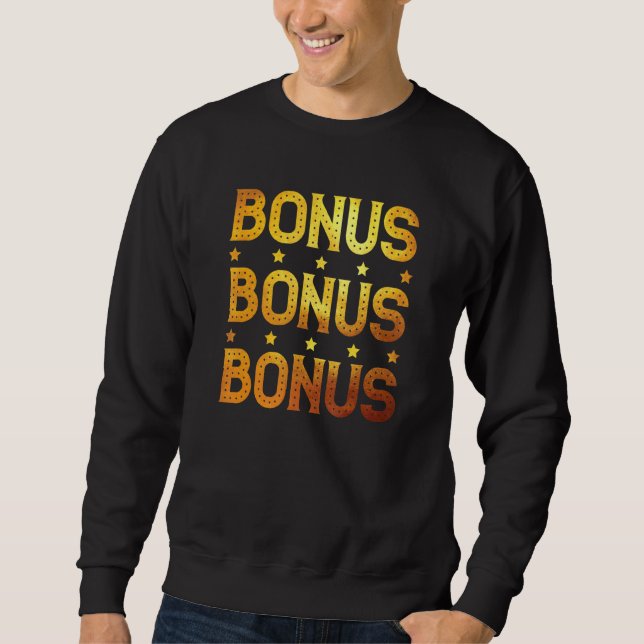 Sudadera Bonus Bonus Bonus Casino Lucky Slots Gambling Winn (Anverso)