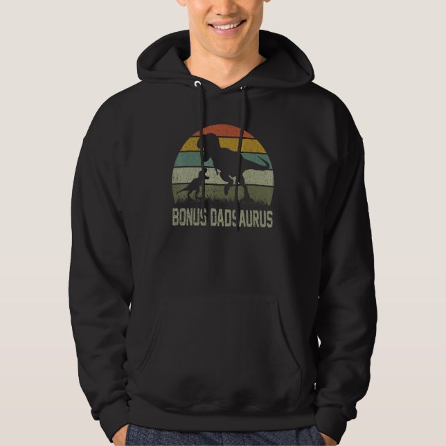 Sudadera Bonus Dad Saurus T Rex Dinosaur DaddySaurus Family (Anverso)