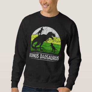 Sudadera Bonus Dadsaurus T Rex 2 Dinosaurio infantil