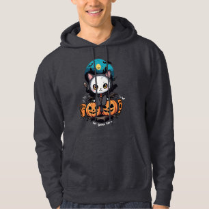 Sudadera Boo a ti también   Alas y calabaza de gatos