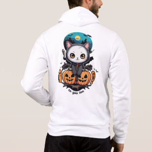 Sudadera Boo a ti también Alas y calabaza de gatos