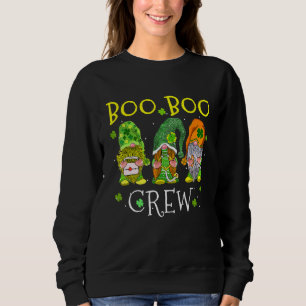 Sudadera Boo Boo Crew Cute Gnomes Enfermera Día de Santa Pa