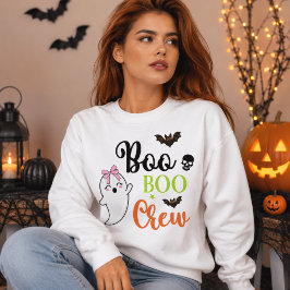 Sudadera Boo Boo Crew Dulce Fantasma de Halloween