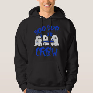 Sudadera Boo Boo Crew Funny Ghost EMS EMT Enfermera paraméd