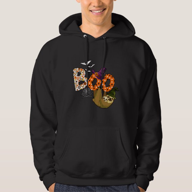 Sudadera Boo Colgando Trick O Trato De Bruja Llanto (Anverso)