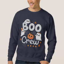 Boo Crew Cute Fantasma de Halloween y Calabaza