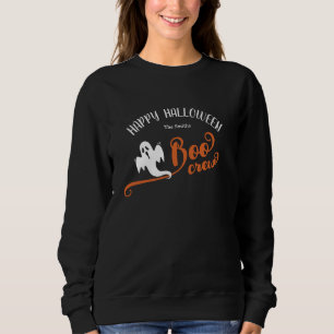 Sudadera Boo Crew Pequeño Fantasma Feliz Halloween Familia