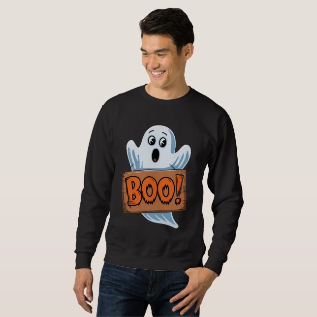 Sudadera Boo Fantôme d'halloween (Anverso completo)