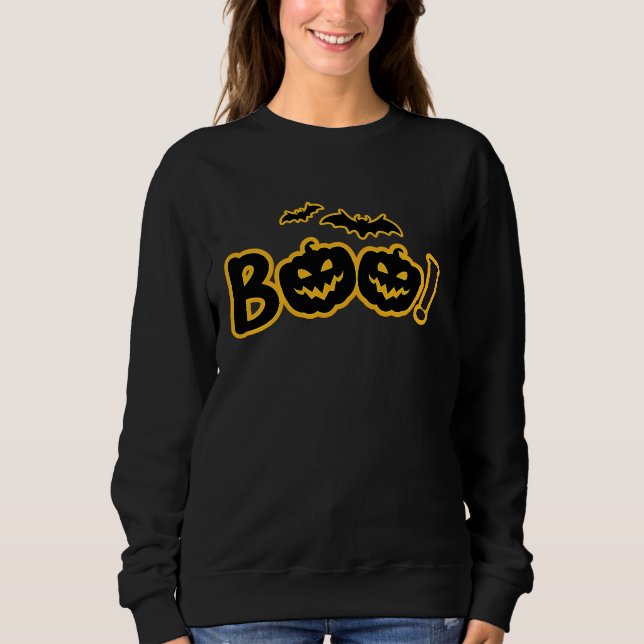 Sudadera Boo Halloween   Boo Halloween Costume (Anverso)