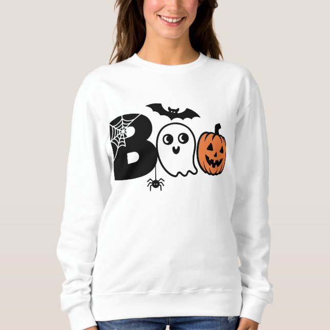 Sudadera Boo Halloween Jumper (Anverso)