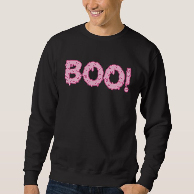Sudadera Boo Halloween Pink (Anverso)