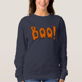 Sudadera Boo Halloween Tema Gray Sweatshirt