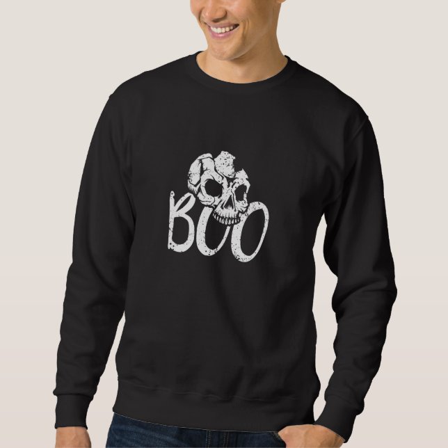 Sudadera Boo Halloween Trick O Trate A Skeleton Lover (Anverso)