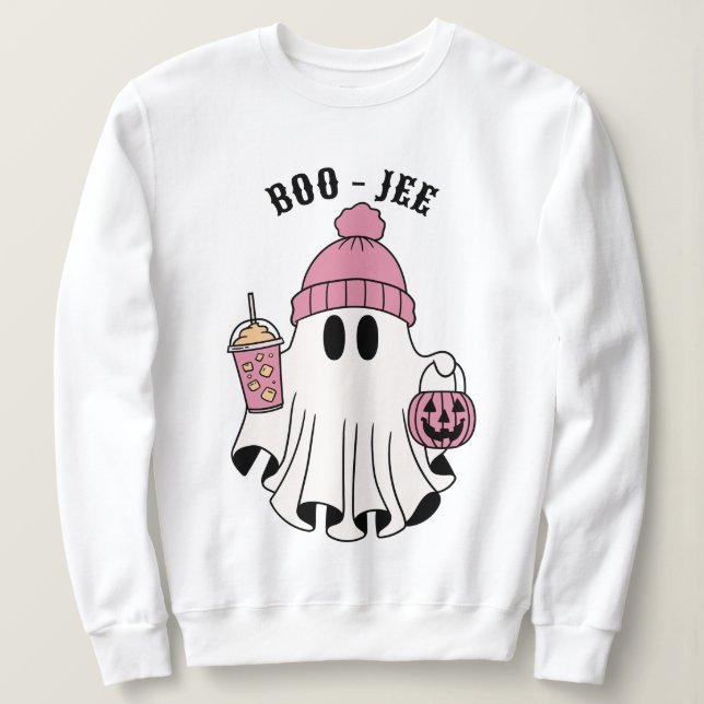 Sudadera Boo-jee Cute Ghost Halloween (Anverso del diseño)