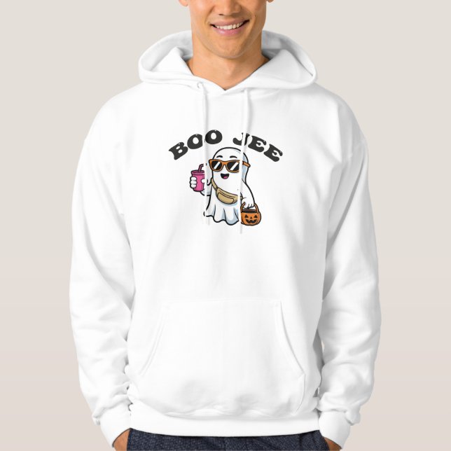 Sudadera BOO-JEE Ghost – Funny Boujee Halloween Design (Anverso)