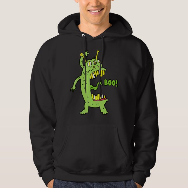 Sudadera Boo Monster Alien Halloween (Anverso)
