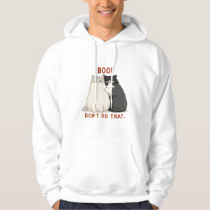 Sudadera Boo No Hagas Eso Gatos Gruñones