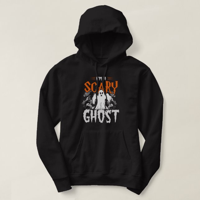 Sudadera Boo, soy un fantasma temible, Halloween sarcástico (Diseño del anverso)