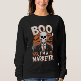 Sudadera Boo, soy una comercializadora de Halloween Diverti