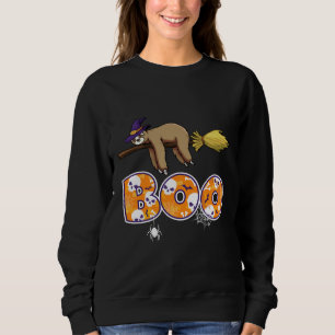 Sudadera Boo Spooky Bats Spider Skulls Funny Halloween Slo