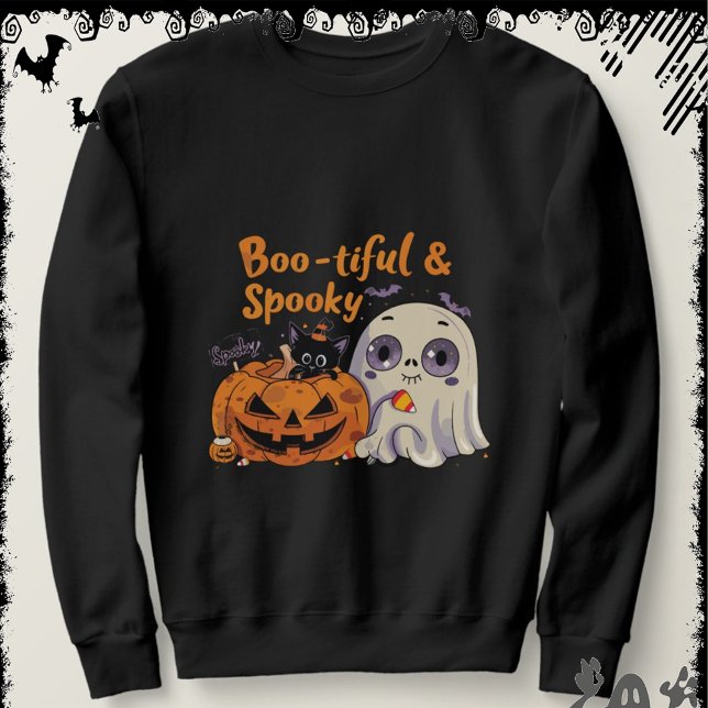 Sudadera Boo-tiful & Spooky | ExDesigner | Halloween (Subido por el creador)