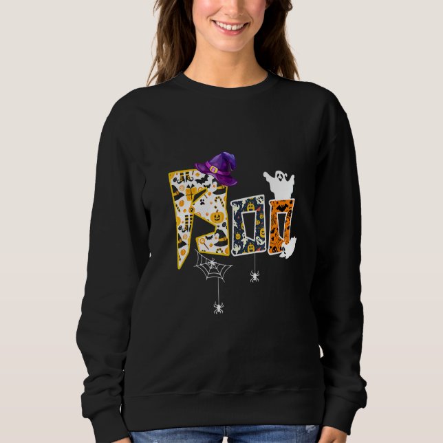 Sudadera Boo Witch Ghost Horror Night (Anverso)