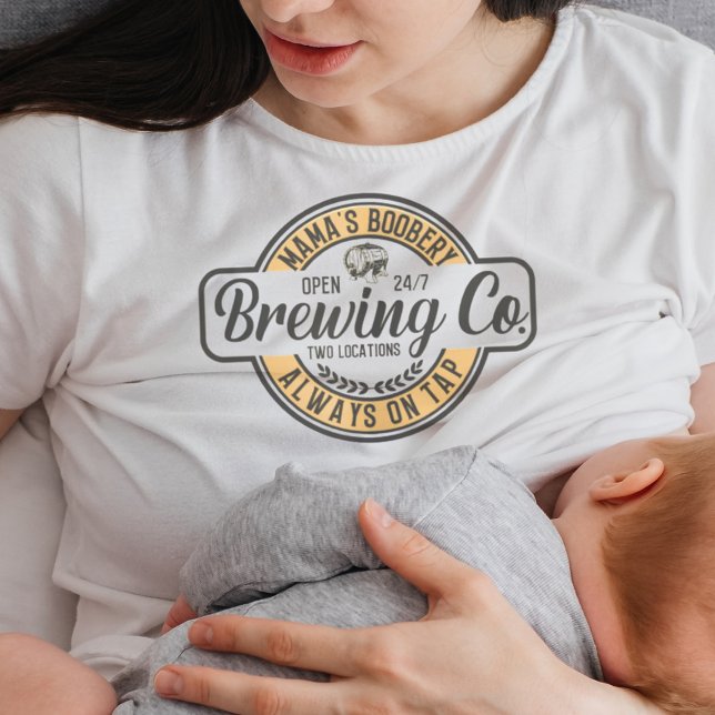 Sudadera Boobery de mamá es divertido amamantar a nueva mam (Mama's Boobery Funny Breastfeeding New Mom Gift Sweatshirt)