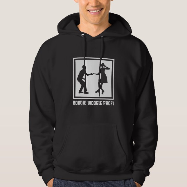 Sudadera Boogie Woogie Swing Dancing 50 Lindy Hop Idea (Anverso)