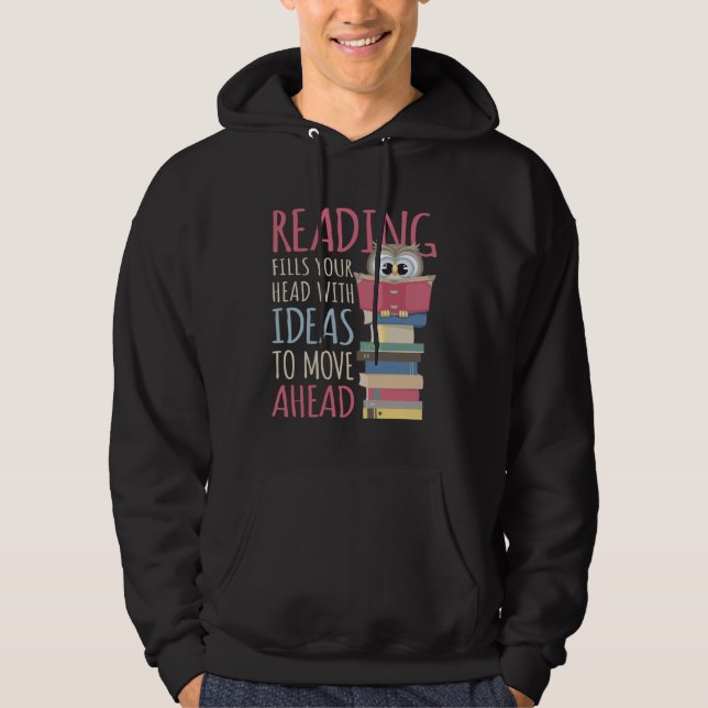 Sudadera Book Reader Reading Library & Librarian Bookworm O (Anverso)