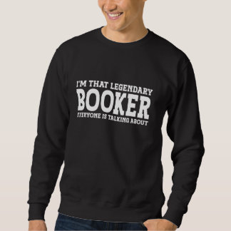 Sudadera Booker Nombre personal Nombre de usuario gracioso 