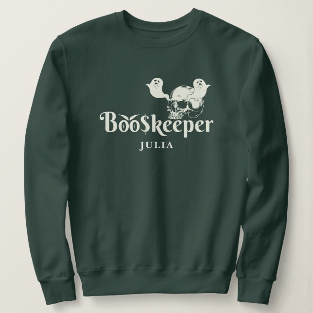 Sudadera Bookkeeper Accounting Gradutant Accountant Hallowe (Anverso del diseño)