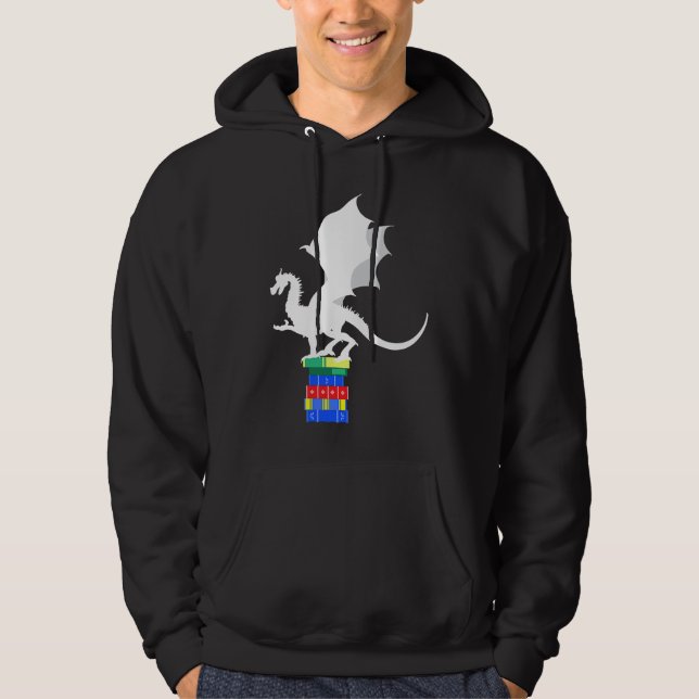 Sudadera Books Dragon Reading Reading Friend (Anverso)