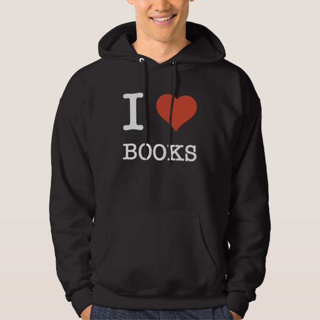 Sudadera books reading library bookworm book  1 (Anverso)