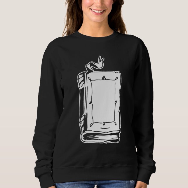 Sudadera Bookworm Books Bibliophile Librarian Literature  B (Anverso)