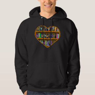 Sudadera Bookworm Heart Book Lover Libro Nerd Lover Lover