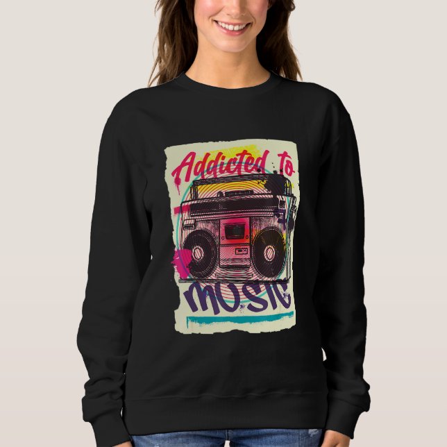 Sudadera Boombox Urban Graffiti (Anverso)