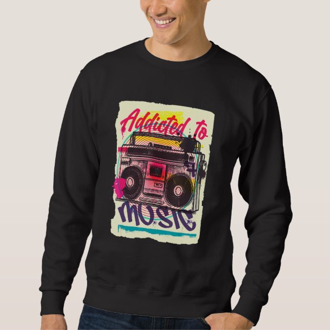 Sudadera Boombox Urban Graffiti (Anverso)