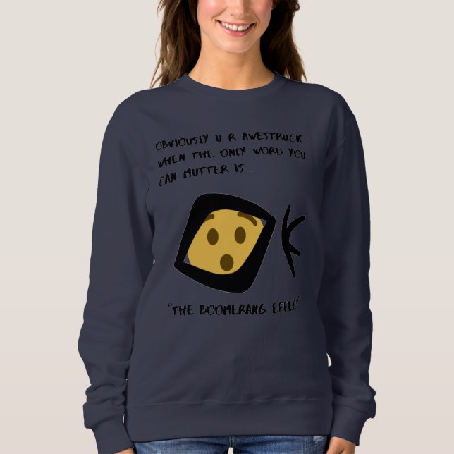 Sudadera Boomerange básico de la Marina 'Awestructurk' (Anverso)