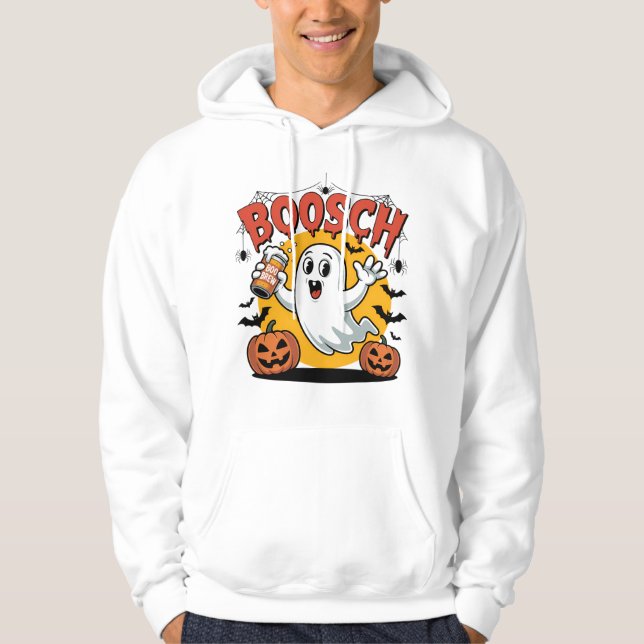 Sudadera Boosch Ghost Halloween Beer Design (Anverso)