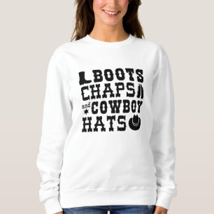 Sudadera Boots Chaps Y Gorras De Vaqueros