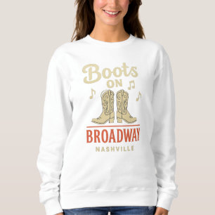 Sudadera Boots en Broadway - Nashville Country Music