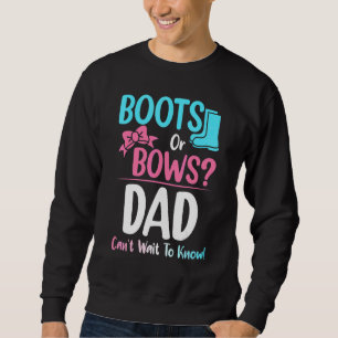 Sudadera Boots O Bow Dad Género Revelan Embarazo Anuncio