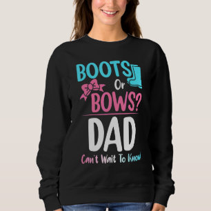 Sudadera Boots O Bow Dad Género Revelan Embarazo Anuncio