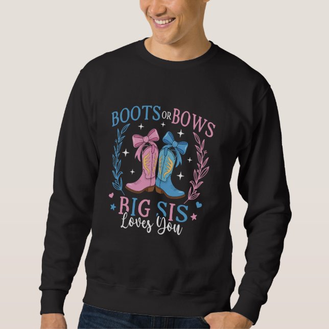 Sudadera Boots o Bows Género Revelan Decoraciones Gran Herm (Anverso)