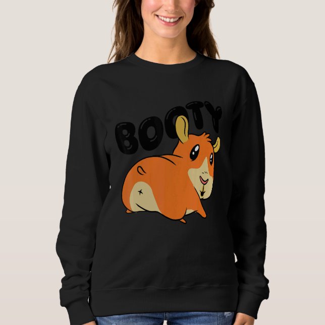 Sudadera Booty Pig Graphic Guinea Pig Owner Pet Cavy Animal (Anverso)