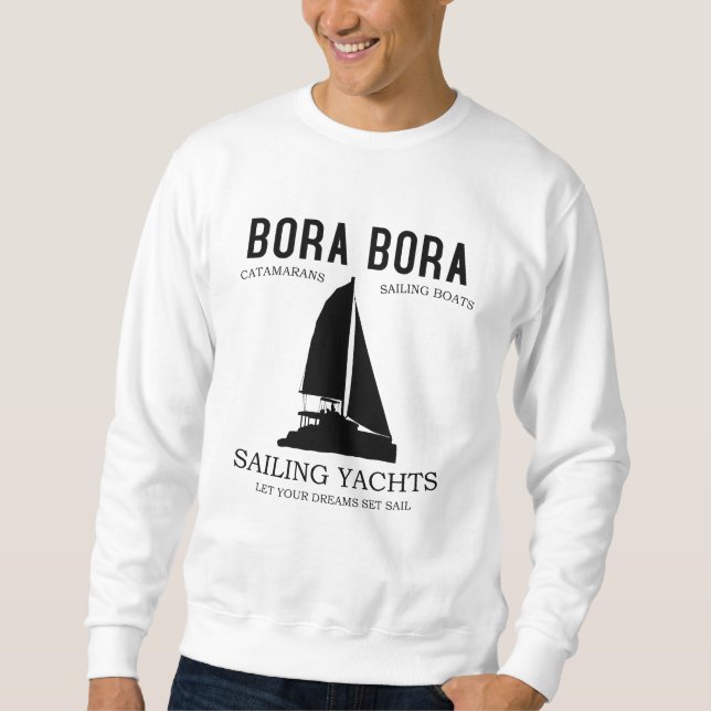 Sudadera Bora Bora Sailing Yachts Catamaran (Anverso)