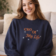 CEO of My Life Embroidered Motivational