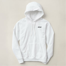 Sudadera Bordada Con Capucha Gym Rat Formula: Handle With Gains, Premium Design