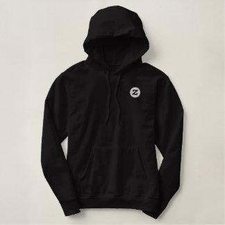 Sudadera Bordada Con Capucha Logo de Zazzle - CircleZ de 2"